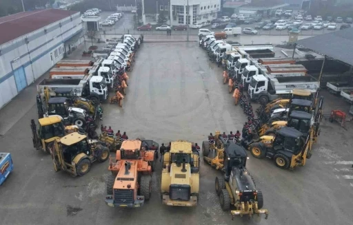 İneg&ouml;l Belediyesi&rsquo;nde kış hazırlıkları tamam
