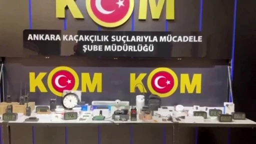 İnternetten satılan gizli dinleme ve görüntü cihazları ele geçirildi: 1 şüpheli yakalandı
