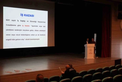 İş sağlığı ve g&uuml;venliği eğitimleri tamamlandı

