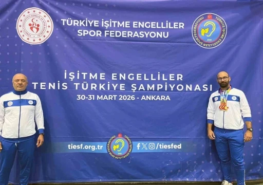 İşitme Engelliler Tenis Turnuvası&rsquo;nda Muğla&rsquo;ya 3 madalya