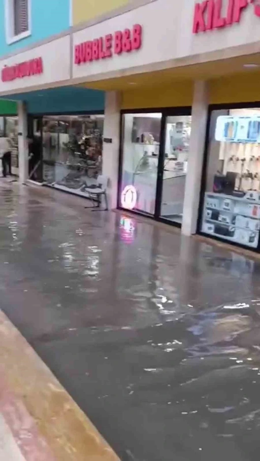 İskenderun ayakkabıcılar &ccedil;arşısı sular altında kaldı
