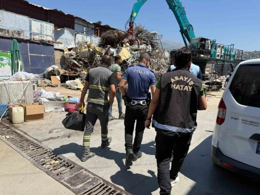 İskenderun’da hurdacılar denetlendi
