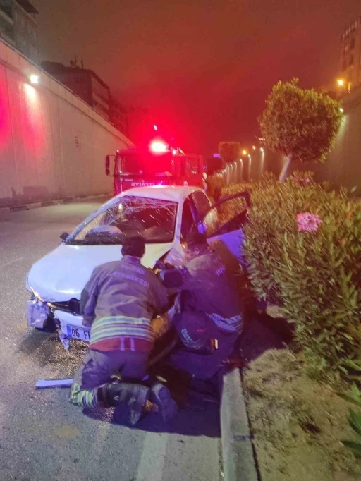 İskenderun&rsquo;da trafik kazası: 1 yaralı
