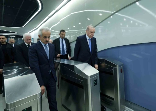 İstanbul&rsquo;a nefes aldıracak proje a&ccedil;ılıyor: Cumhurbaşkanı Erdoğan t&ouml;renin yapılacağı alana metroyla gitti
