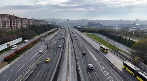 İstanbul’da bayramda yollar boş kaldı, trafik yoğunluğu yüzde 6 oldu
