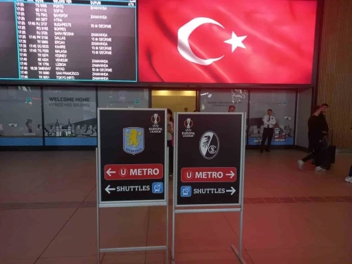 İstanbul Havalimanı&rsquo;nda Avrupa Ligi Finali heyecanı yaşanıyor
