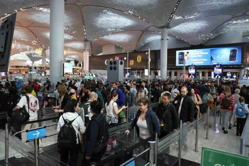 İstanbul Havalimanı’nda bayram yoğunluğu

