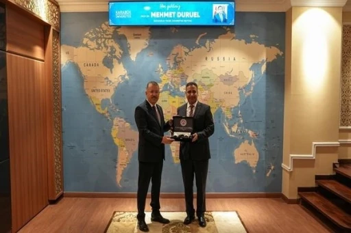 İSTE Rekt&ouml;r&uuml; Duruel&rsquo;den KB&Uuml; Rekt&ouml;r&uuml; Kırışık&rsquo;a ziyaret
