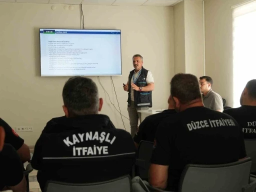 İtfaiye personeline doğalgaz eğitimi
