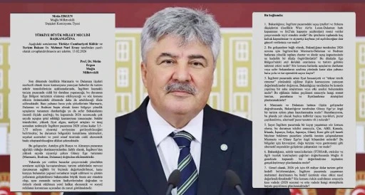 İYİ Parti Muğla Milletvekili Metin Ergun&rsquo;dan turizm uyarısı
