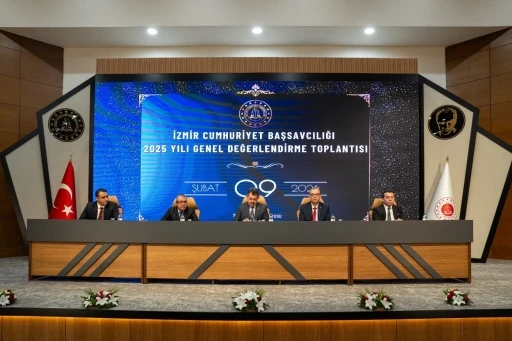 İzmir Cumhuriyet Başsavcılığı 2025 yılı &ccedil;alışmalarını değerlendirdi
