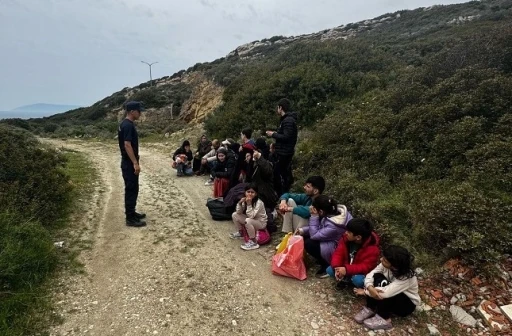 İzmir’de düzensiz göçmen mesaisi
