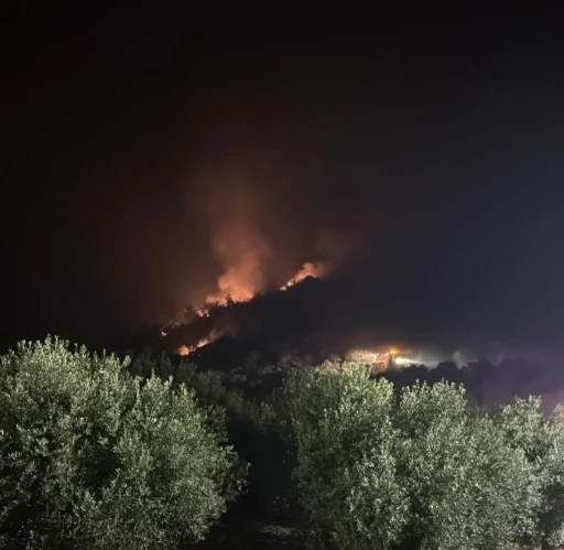 İzmir’deki yangın yerleşim yerlerini tehdit etmeye devam ediyor
