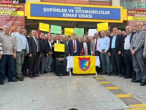 İzmir Şoförler ve Otomobilciler Esnaf Odası, korsan taşımacılığa karşı ses yükseltti
