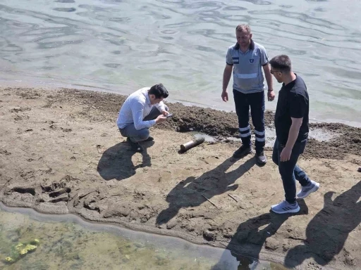 İznik Gölü sahilinde ikinci top mermisi
