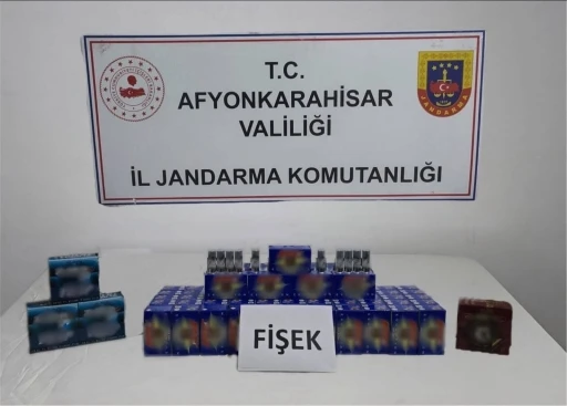 Jandarma faturasız av t&uuml;feği mermisi ele ge&ccedil;irdi
