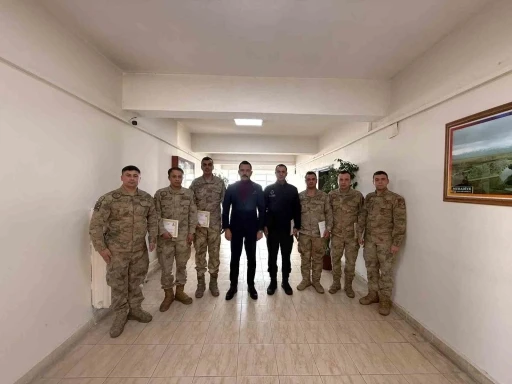 Jandarma personeline başarı belgesi verildi
