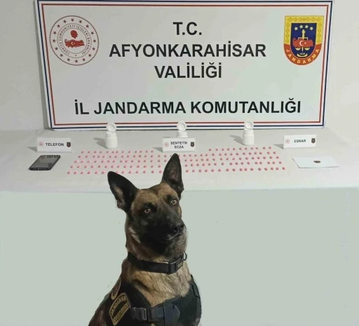 Jandarma uyuşturucu satıcısını yaptığı takiple yakaladı
