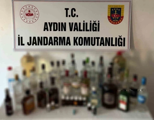 Jandarmadan sahte alkol baskını
