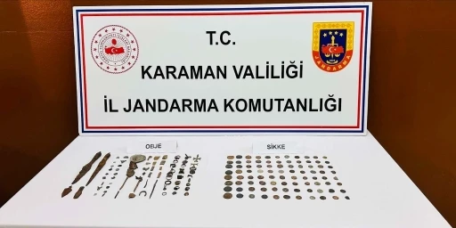 Jandarmanın uygulamasında tarihi eser ve esrar ele geçirildi: 2 tutuklama