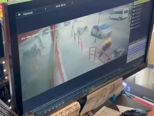Jeneratör bir anda alev aldı, o anlar güvenlik kameralarına yansıdı
