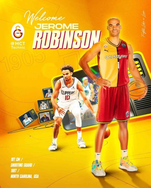 Jerome Robinson, Galatasaray’da
