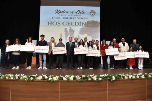 Kadın ve Aile Resim Yarışması’nda ödüller sahiplerini buldu

