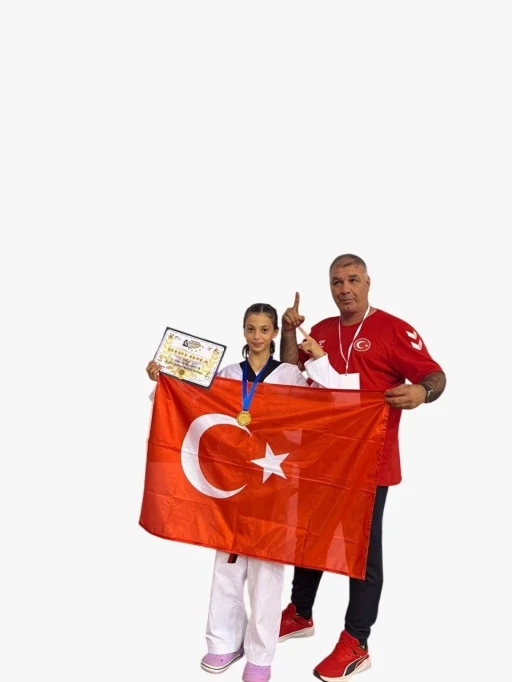 Kadriye Kurtoğlu’nun altın madalya kazandı
