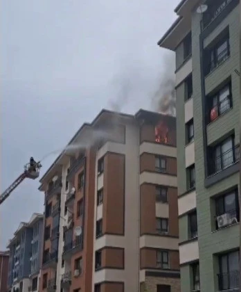 Kahramanmaraş&rsquo;ta ikamet yangını
