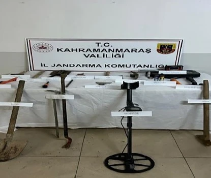 Kahramanmaraş’ta kaçak kazı operasyonu: 11 şüpheli yakalandı
