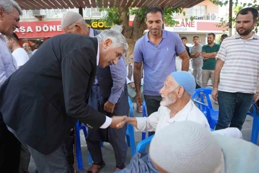 Kahta’da halkla buluşması düzenlendi
