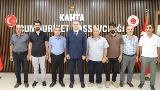 Kahta Gazeteciler ve Yazarlar Cemiyeti&rsquo;nden Cumhuriyet Başsavcısı Atalay&rsquo;a hayırlı olsun ziyareti
