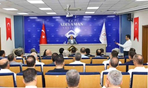 Kamu personellerinin konteyner ve prefabriklerden tahliye planı görüşüldü
