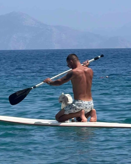 Kanodaki ke&ccedil;i yavrusu ilgi odağı oldu