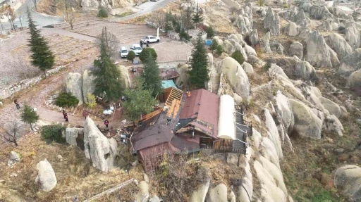 Kapadokya’da kaçak yapı için yıkım kararı
