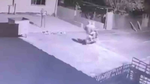 Kapaklı&rsquo;da motosikletli hırsızlar inşaattan kablo &ccedil;aldı
