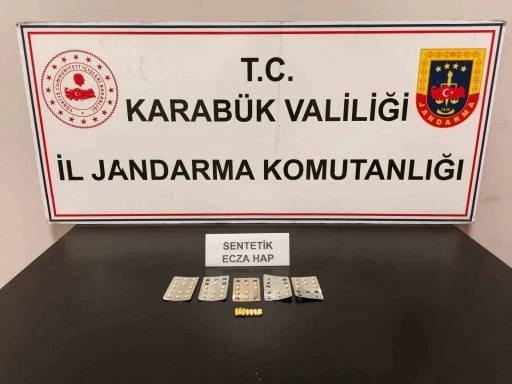 Karabük’te 47 adet uyuşturucu hap ele geçirildi
