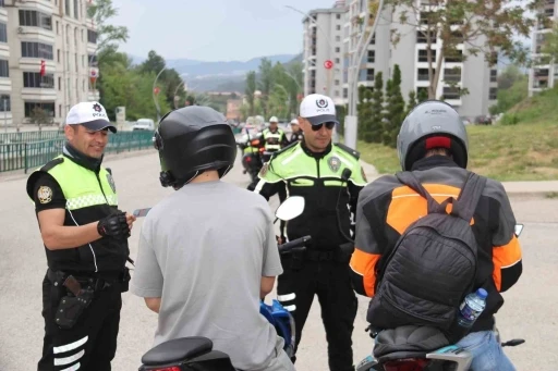 Karabük’te 72 motosikletliye 352 bin TL ceza kesildi

