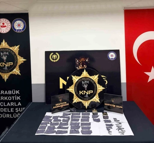 Karab&uuml;k&rsquo;te uyuşturucu operasyonlarında 2 kişi tutuklandı
