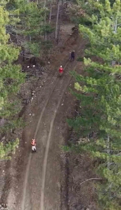 Karab&uuml;k&rsquo;te yasa dışı avcılık yapanlar dron ile tespit edildi
