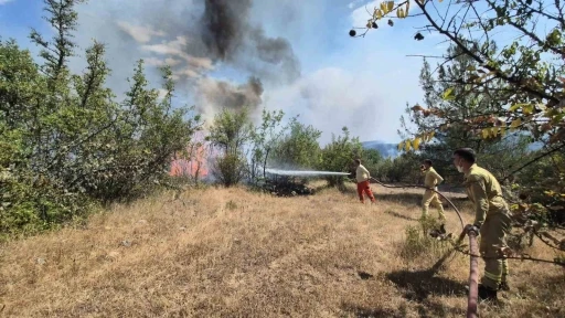 Karabük’teki orman yangınlarını söndürme çalışmaları aralıksız sürüyor
