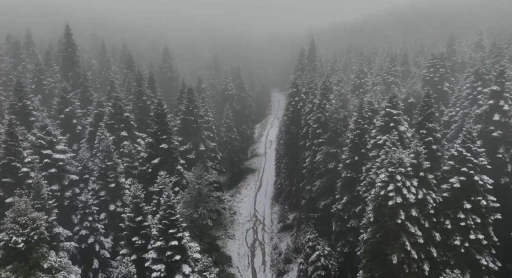 Karabük’ün yüksek kesimleri beyaza büründü
