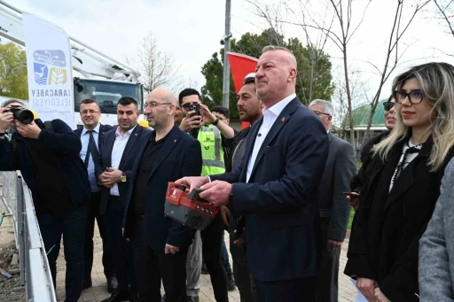 Karacabey&rsquo;de hamam ve sauna kompleksinin temelleri atıldı
