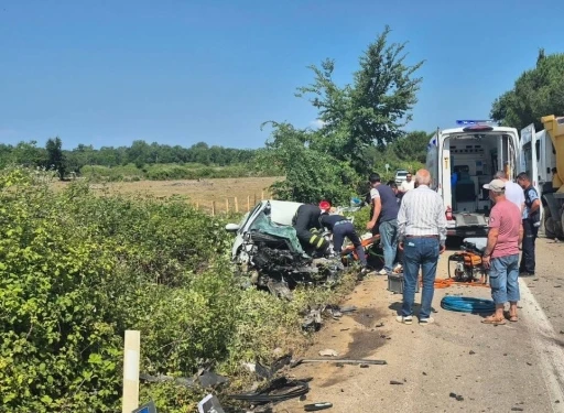 Karacabey’de trafik kazası: 1 ağır yaralı
