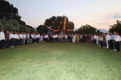 Karacasu Kaymakamı Mehmet G&uuml;ndoğdu&rsquo;ya veda yemeği
