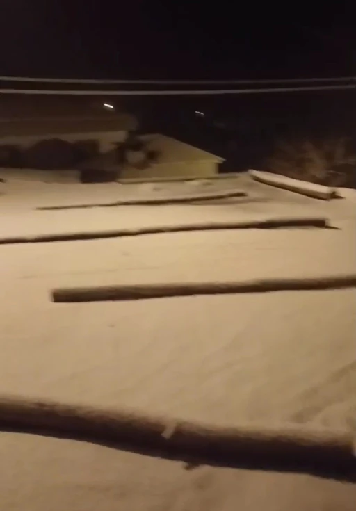 Karako&ccedil;an&rsquo;da kar yağışı etkili oldu
