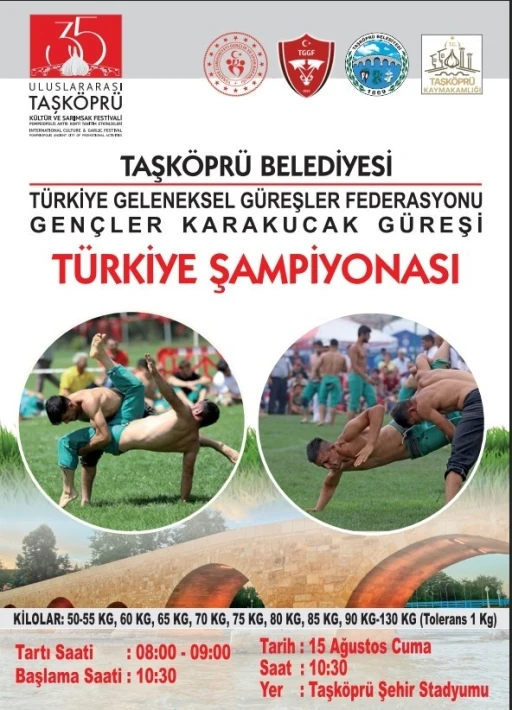 Karakucak Gençler Güreşi Türkiye Şampiyonası, Kastamonu’da yapılacak
