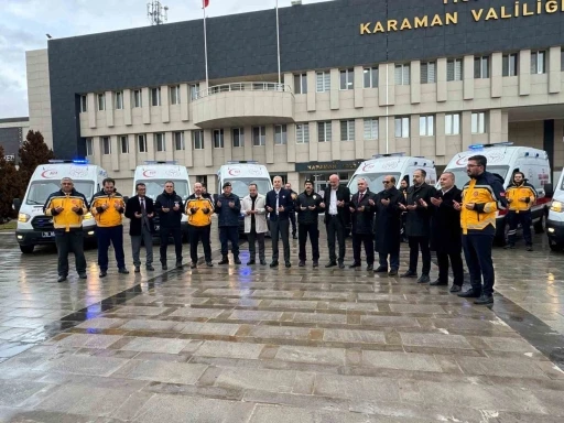 Karaman&rsquo;da ambulans sayısı 37&rsquo;ye y&uuml;kseldi
