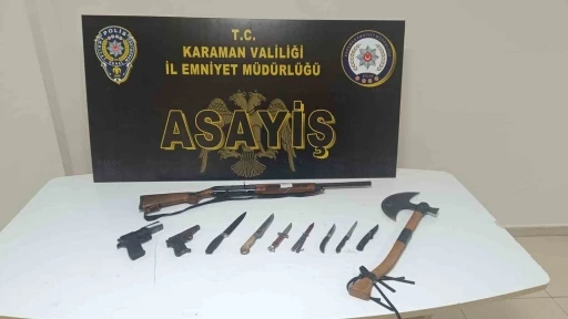 Karaman’da aranan 8 kişi tutuklandı
