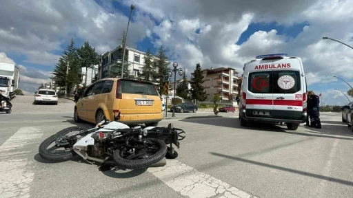 Karaman&rsquo;da motosiklet kazası: 1 yaralı
